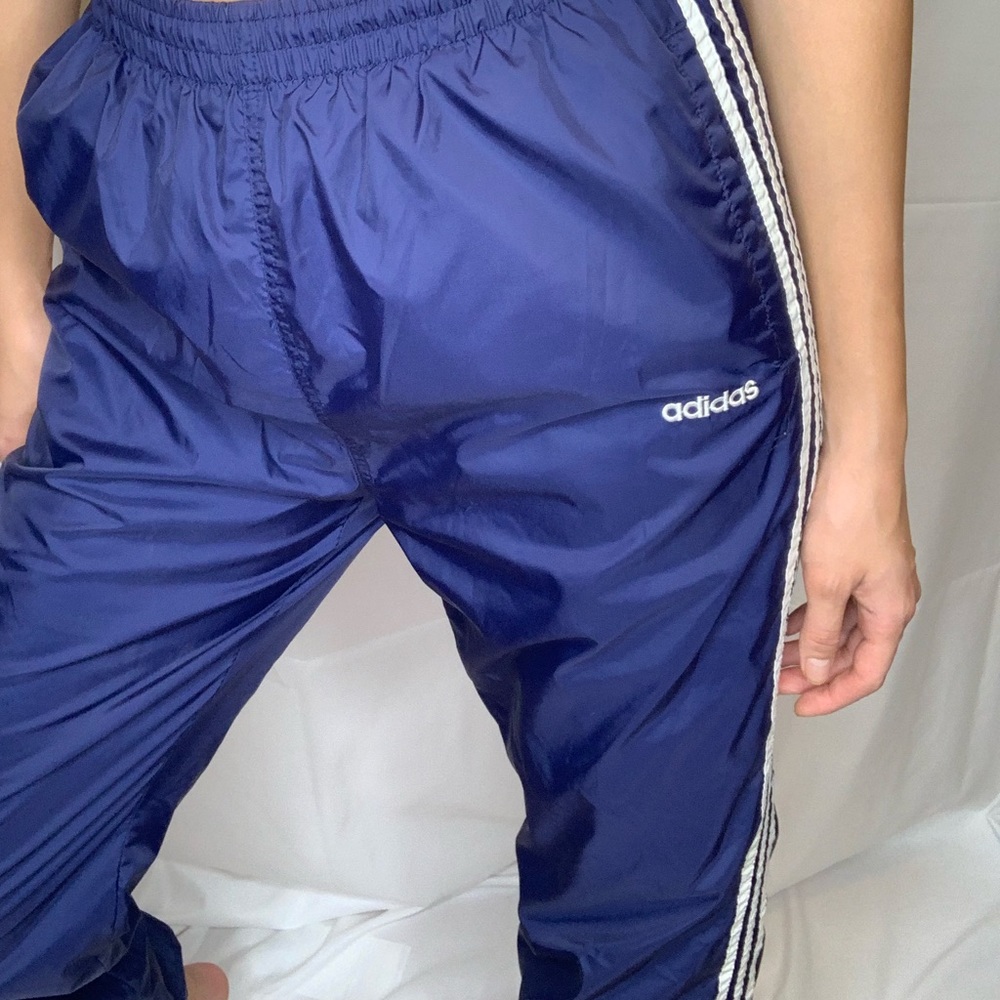 ADIDAS BLUE TRACK PANTS